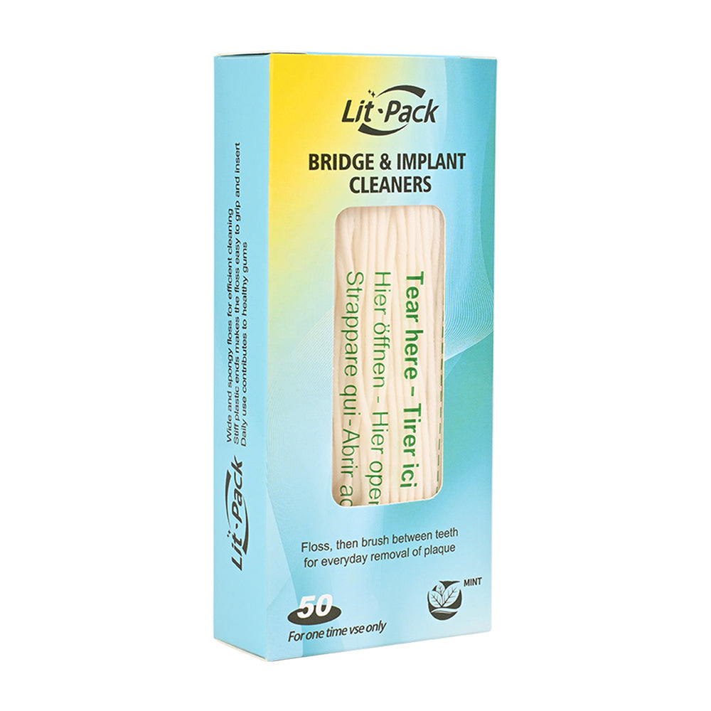 Easy-To-Use Sponge Floss for Bridge Crown Implants