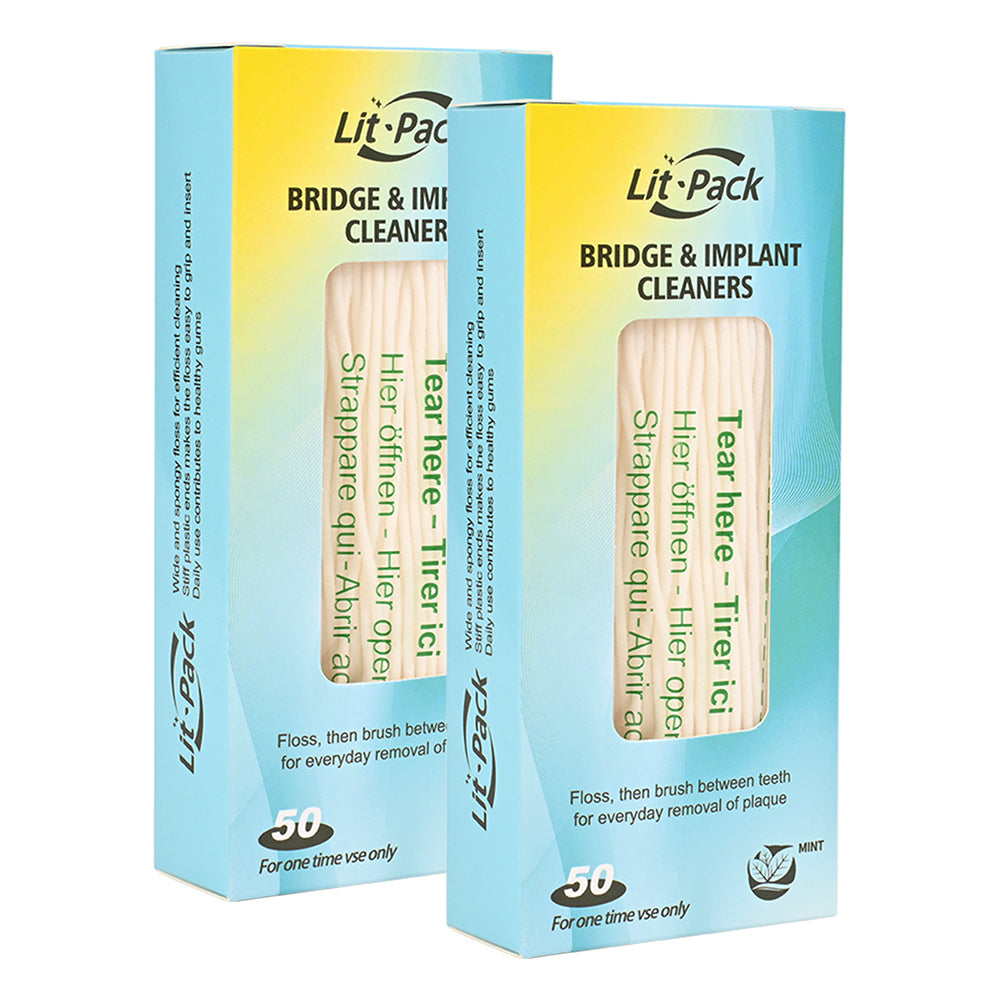 Easy-To-Use Sponge Floss for Bridge Crown Implants