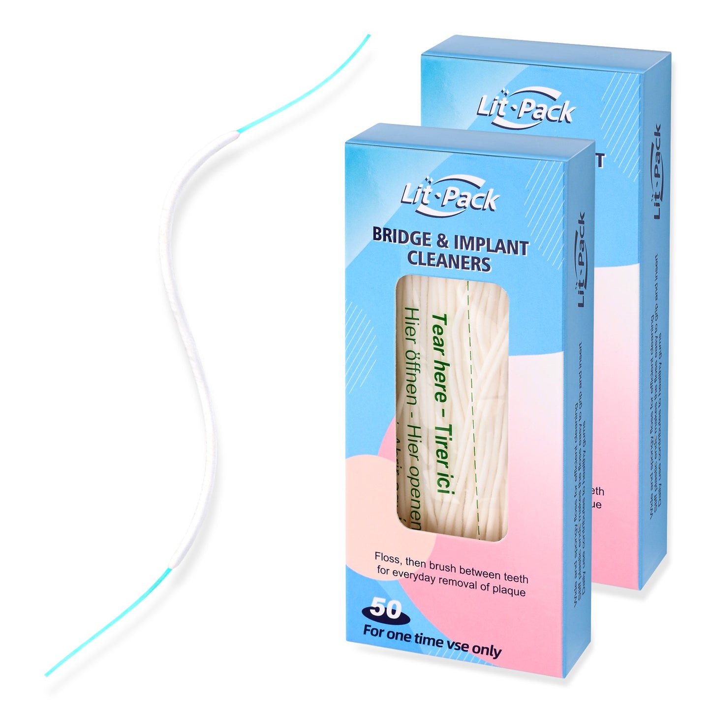 Easy-To-Use Sponge Floss for Bridge Crown Implants