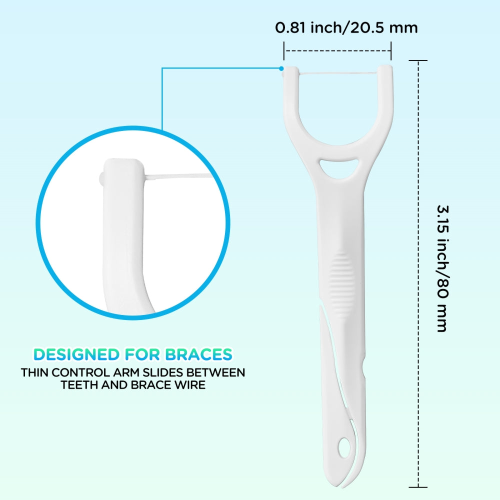 Thorough Cleaning Floss Picks