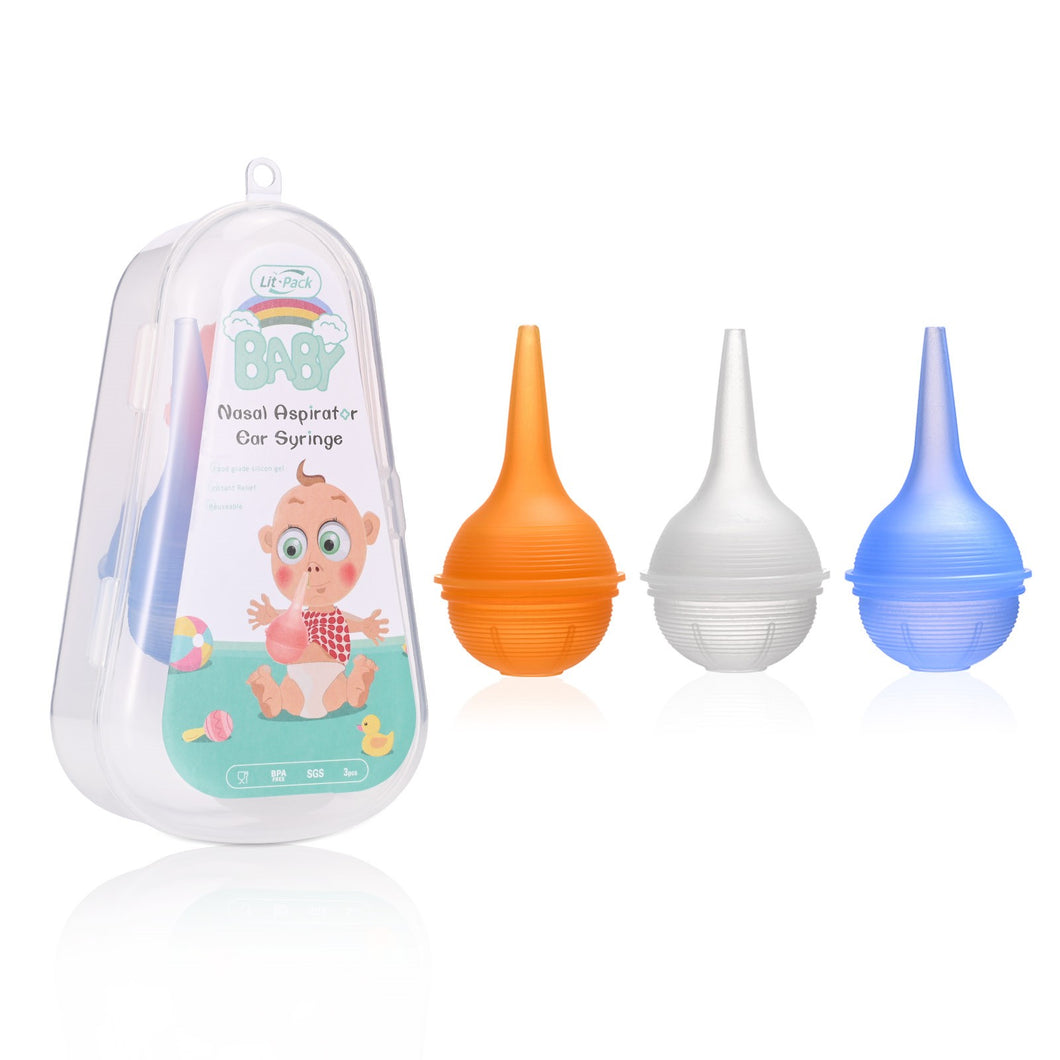 Disposal Nasal Aspirator Ear Syringe 3 pcs