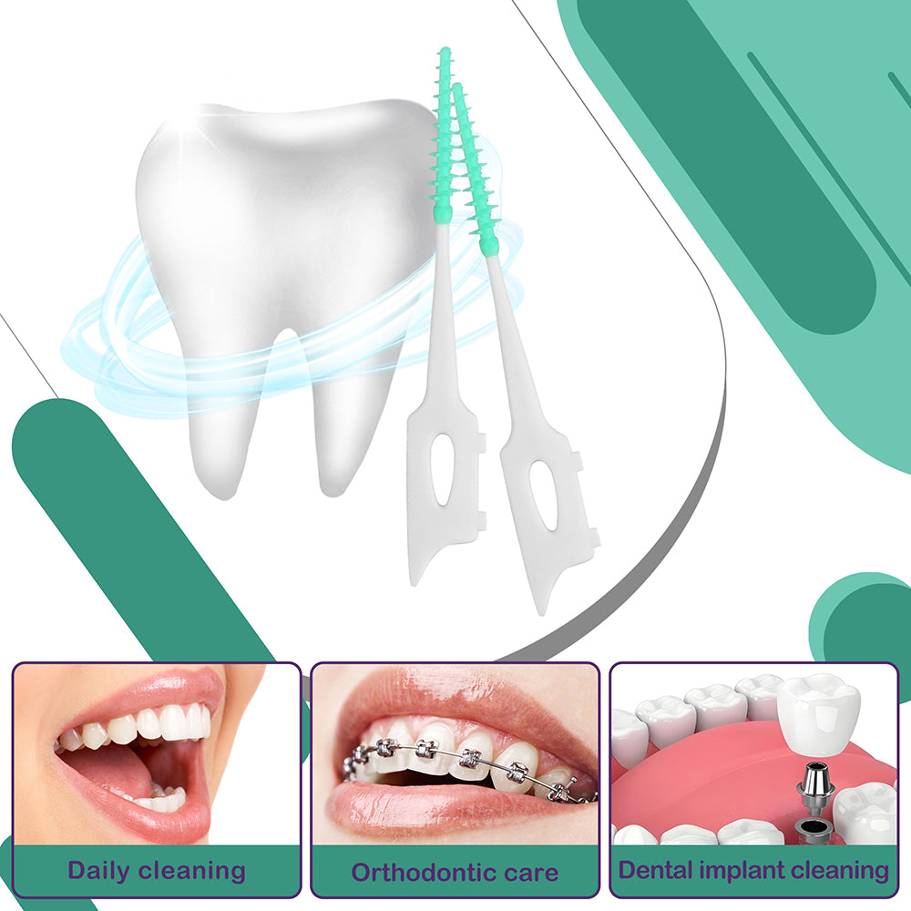Soft silicone adaptive interdental toothpick