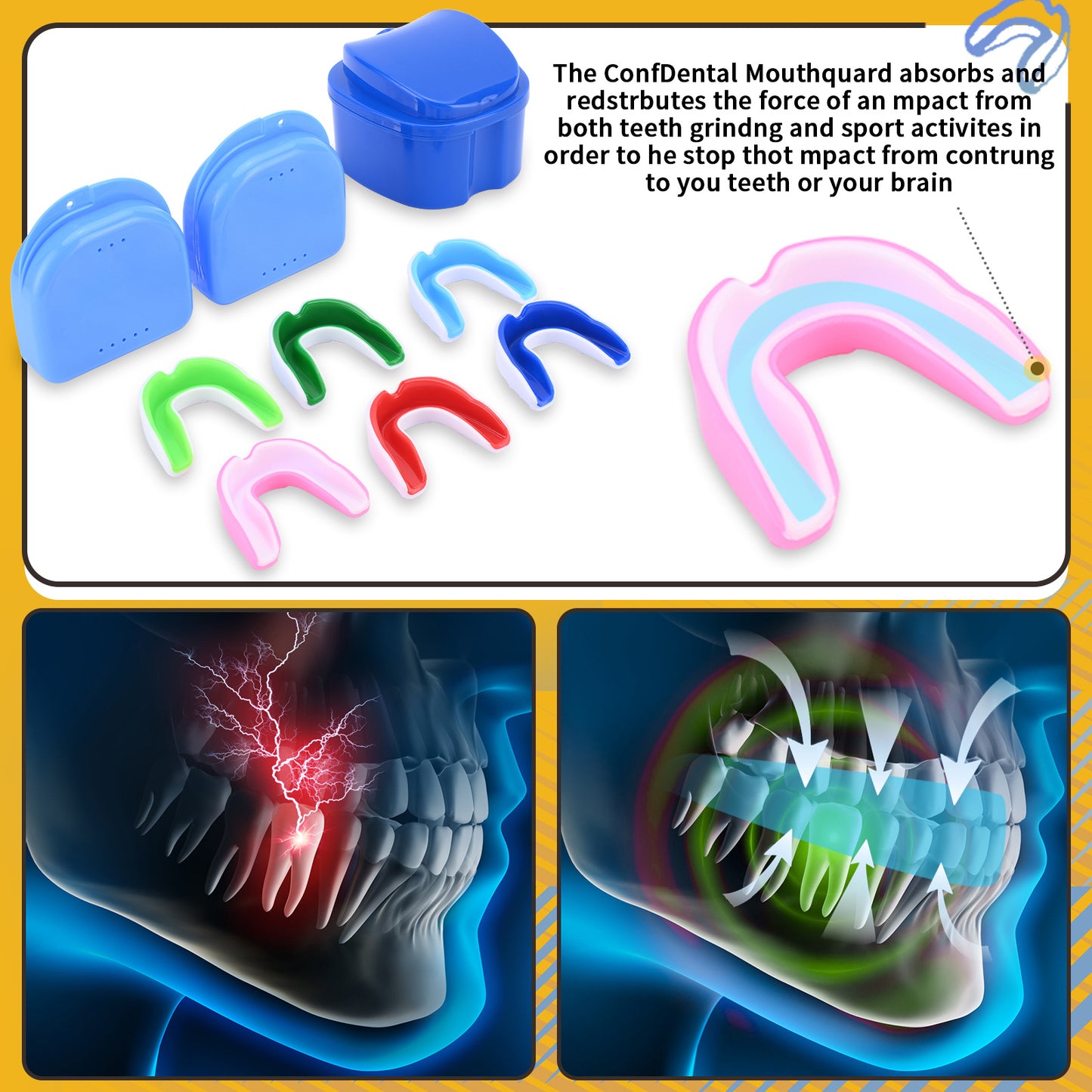 Boil and Bite Double Layer Sport Mouthguard