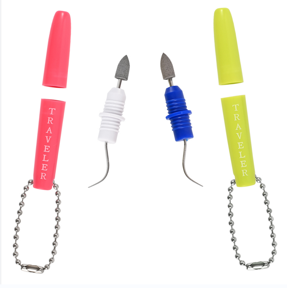 Portable Double Travel Stain Plaque Remover & Dental Pick Kit 2 sets