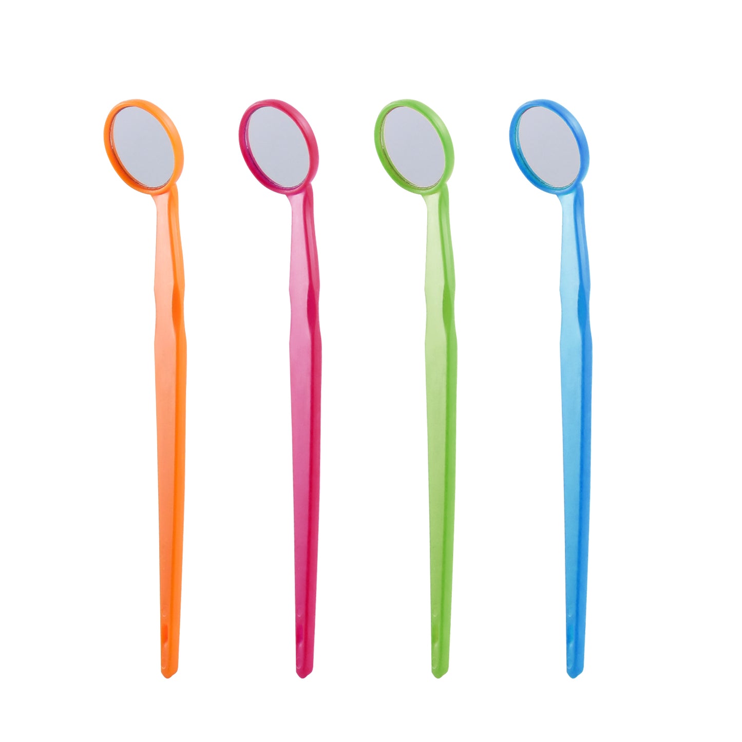 Disposable Anti-fog  Dental Oral Mirror 4 Colors 4 count