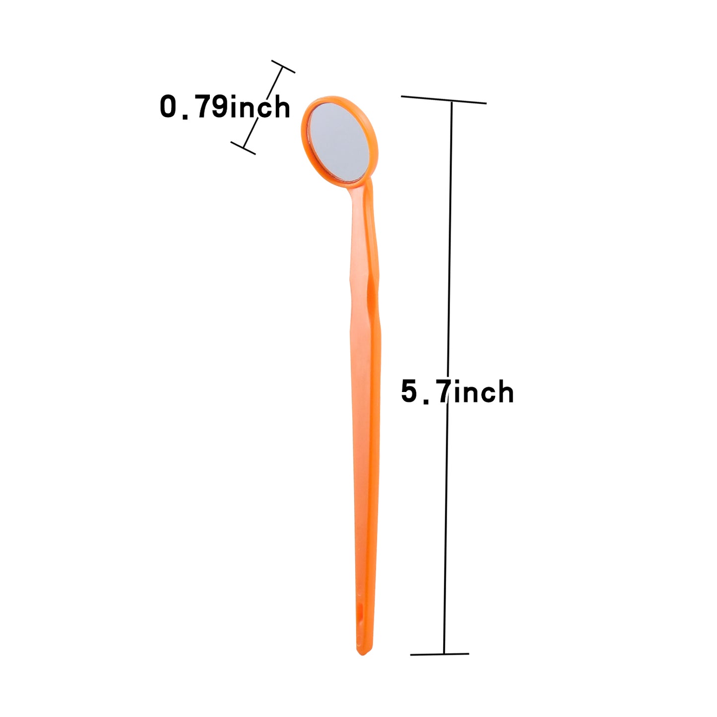 Disposable Anti-fog  Dental Oral Mirror 4 Colors 4 count