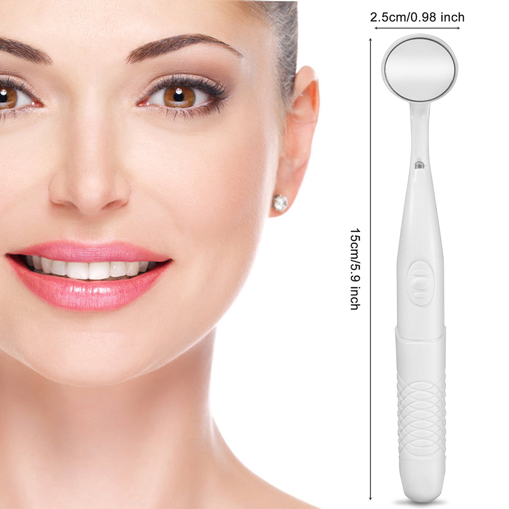 Lit-Pack Inspection LED Mirror Anti-Fog Mouth Mirror